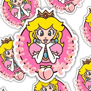 Feeling Peachy Sticker